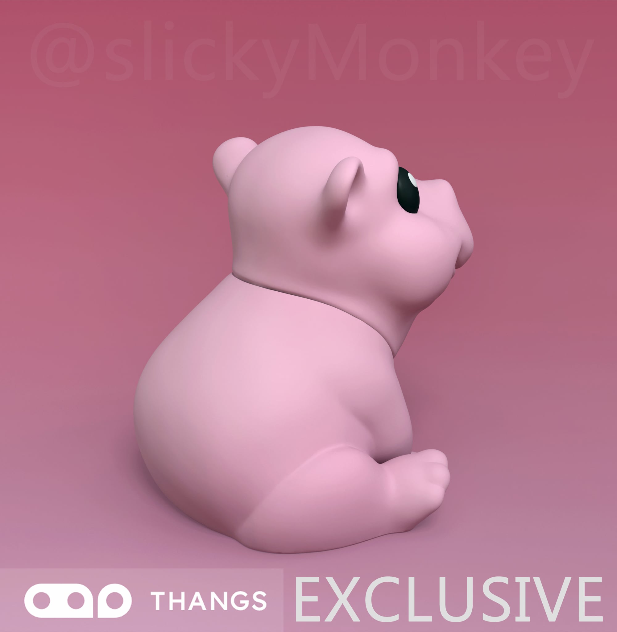 Hippo Mini Container 3d model