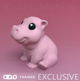 Hippo Mini Container 3d model