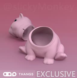 Hippo Mini Container 3d model