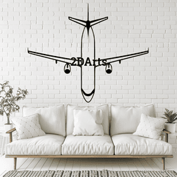 Boeing 2D Wall Art/Window Art STL & SVG File for 3D Printing and Laser Cutting 3d model