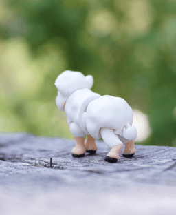 Shy Sheep - Articulated fidget Sheep - Ludo Animal 3d model