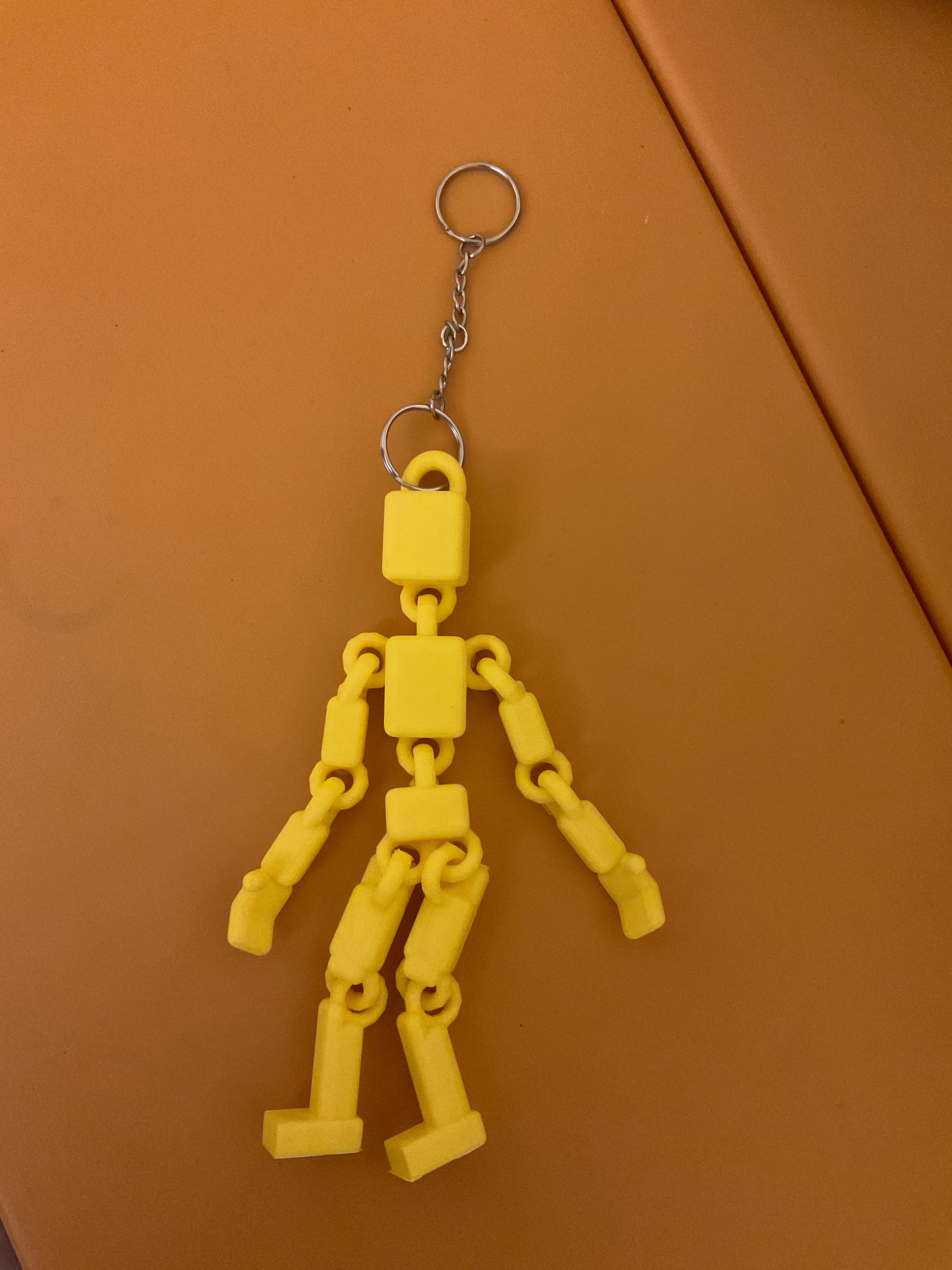 Articulated Ragdoll Keychain 3d model