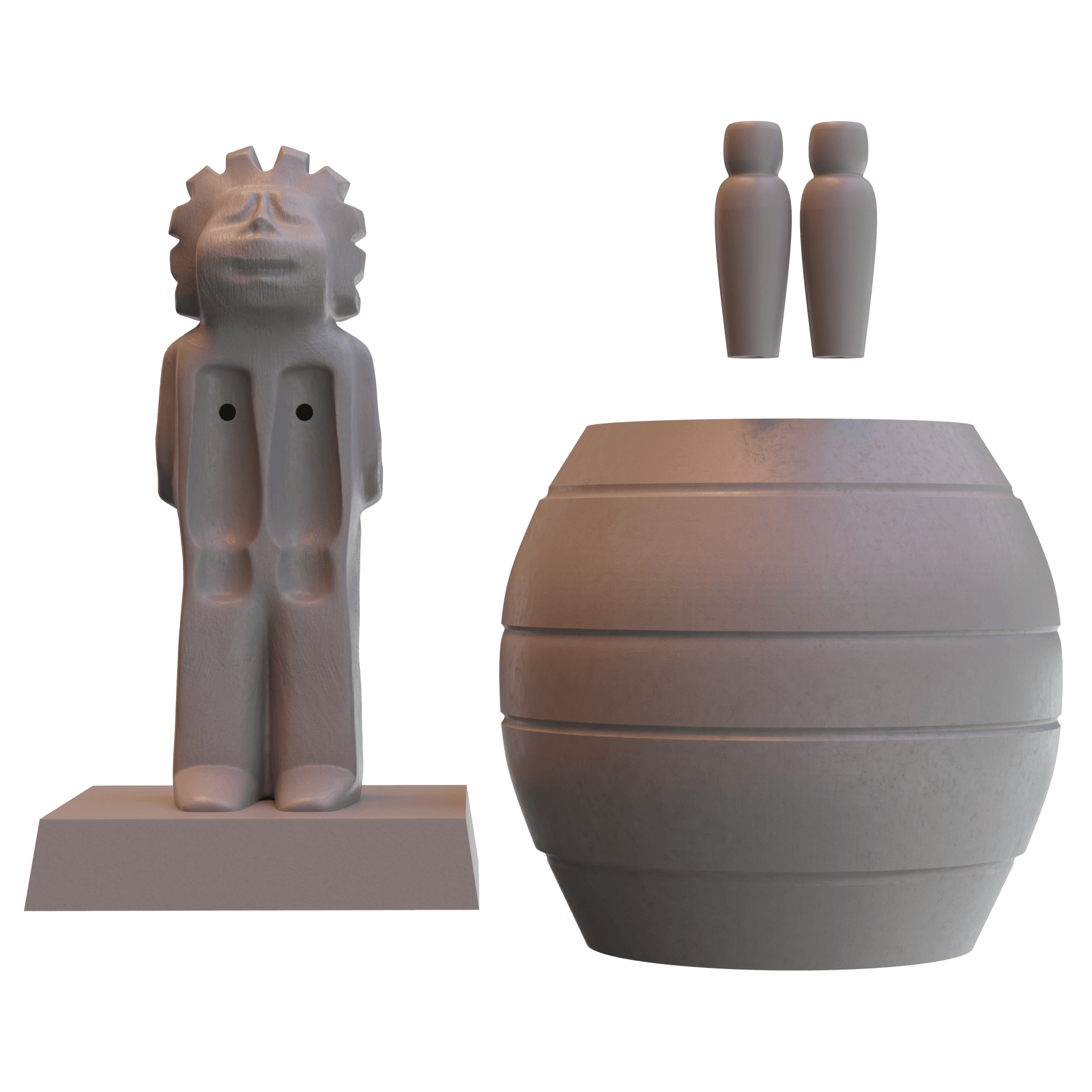 Philippine Barrel Woman 3d model