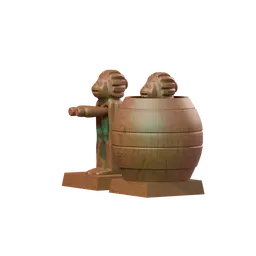 Philippine Barrel Woman 3d model