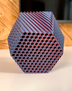 Hex o'clock - a desk clock 3d model