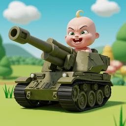 "General Junior" - The Baby Commander Tank 3d model