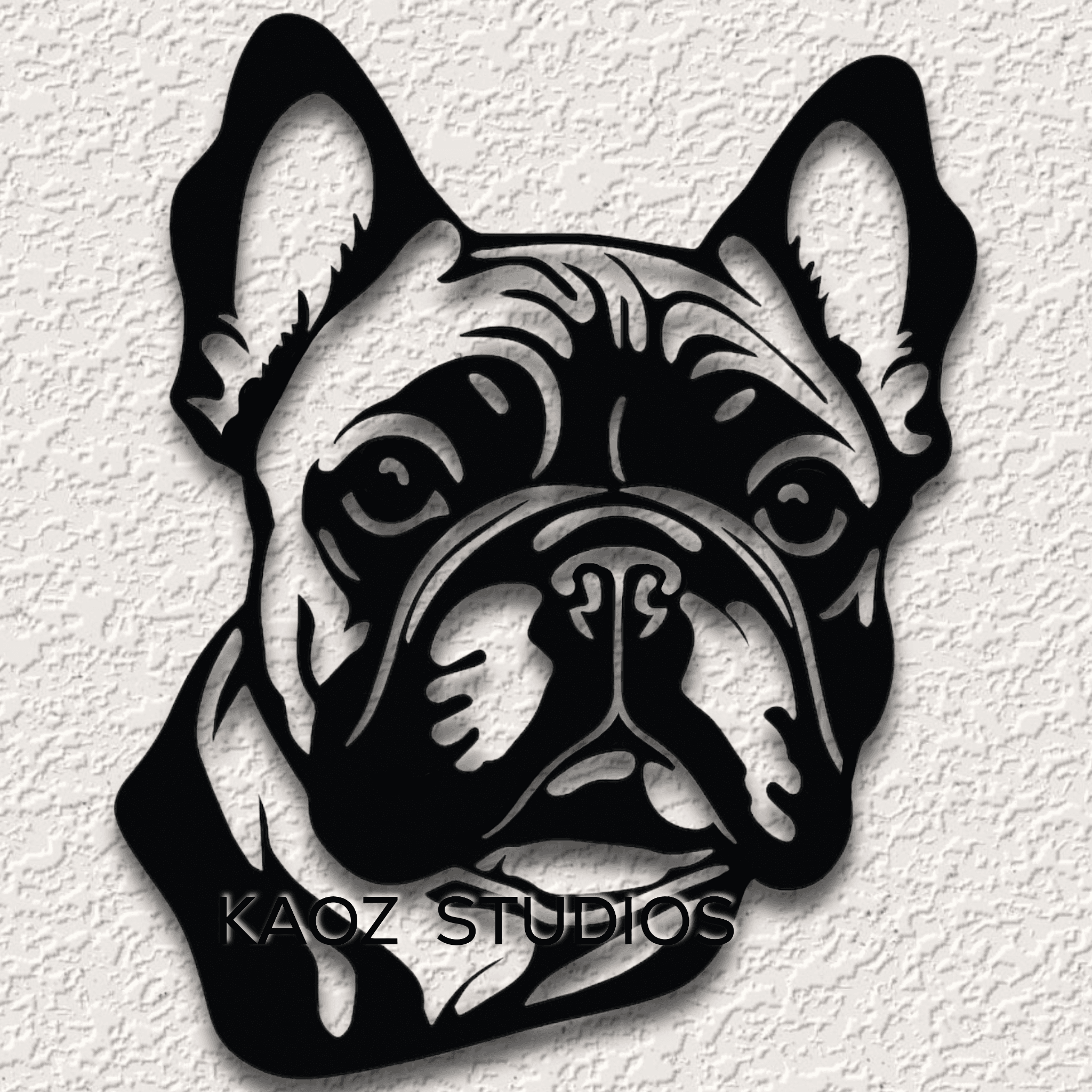 frenchie wall art french bulldog wall decor puppy decoration 3d model