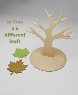 Leaf Coaster Tree 3d model