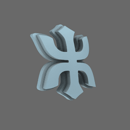 Red Ronin Chapter V10K Shoulder Symbols 3d model