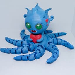 LovePus – The Valentine Flexi Octopus 3d model