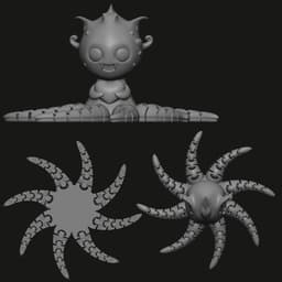 LovePus – The Valentine Flexi Octopus 3d model
