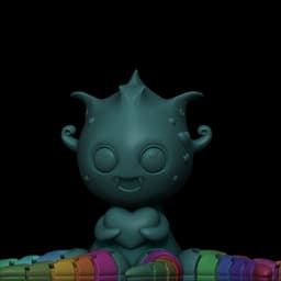 LovePus – The Valentine Flexi Octopus 3d model