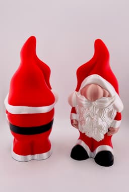Santa Gnome with Bag of Gifts 3d model