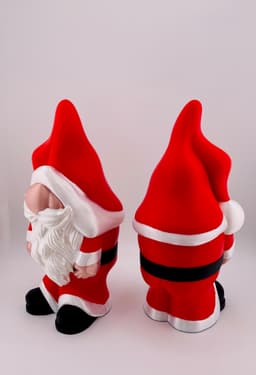 Santa Gnome with Bag of Gifts 3d model
