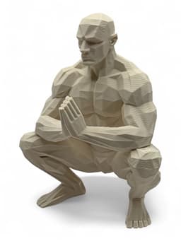 Malasana (Garland Pose / Deep Squat) 3d model