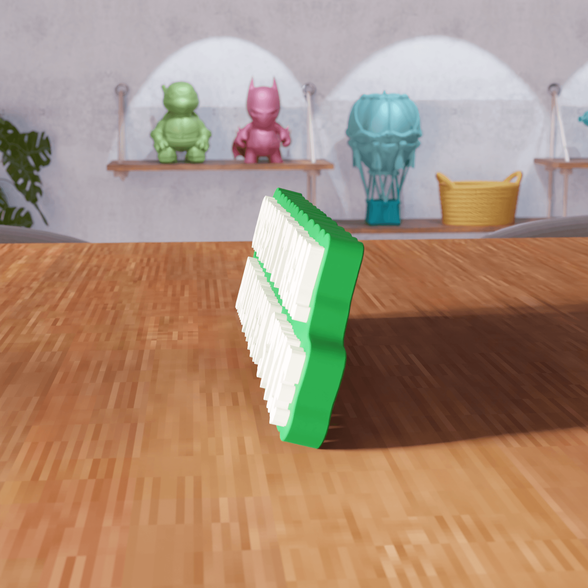 Creepin It Real Halloween Style Keychain 3d model