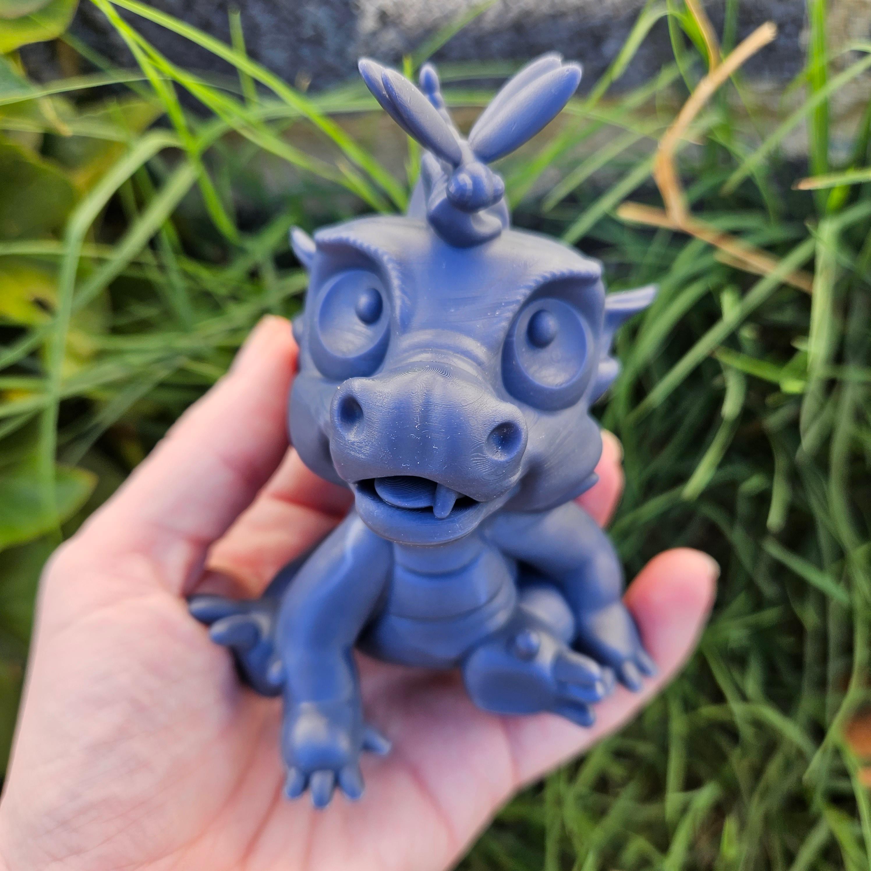 Bo the Baby Dragon and Peep the Dragonfly 3d model