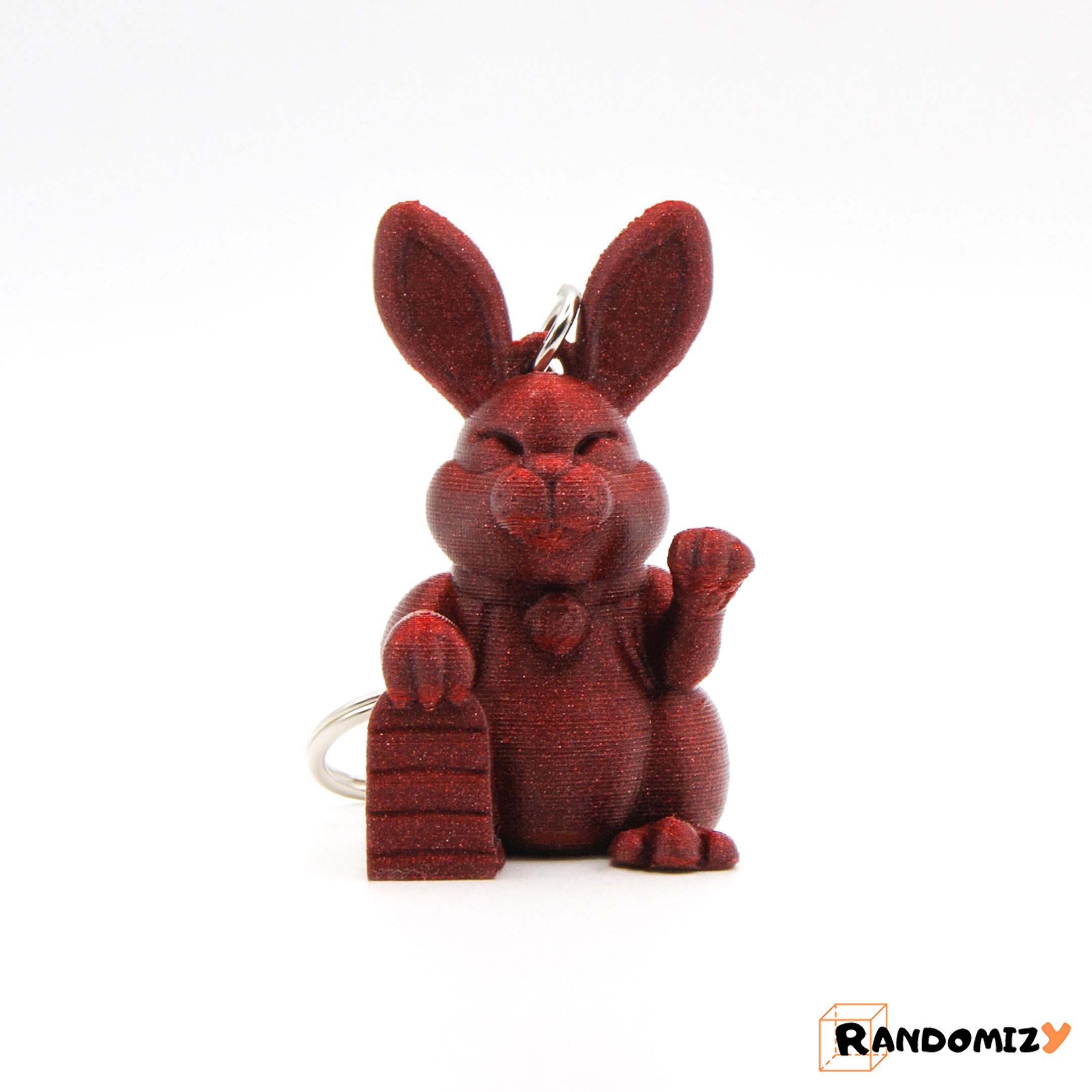 Maneki Usagi (Lucky Bunny) (Keychain) 3d model