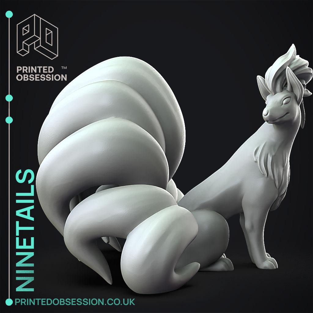 Ninetails - Pokemon - Fan Art 3d model