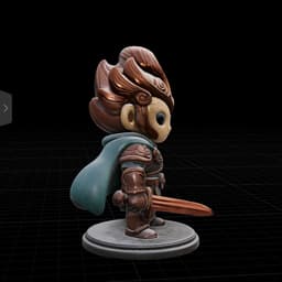 Mini Guardian of the Ember Realm 3d model
