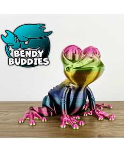 Froggy Frog / Toad Articulated / Print-in-Place Marsh Reptile / Cute Swamp Dweller / Jungle Creature 3d model