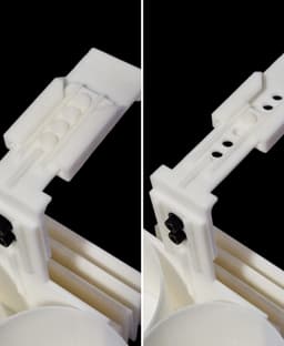 Car cup holder (no supports) - Extendable vent clip. - 3d model