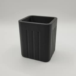 Modern Square Design Pencil Holder 3d model