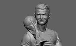 Cristiano Ronaldo 3D Scanning STL Printable 3d model