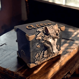Unicorn Decorative Chest 3d model