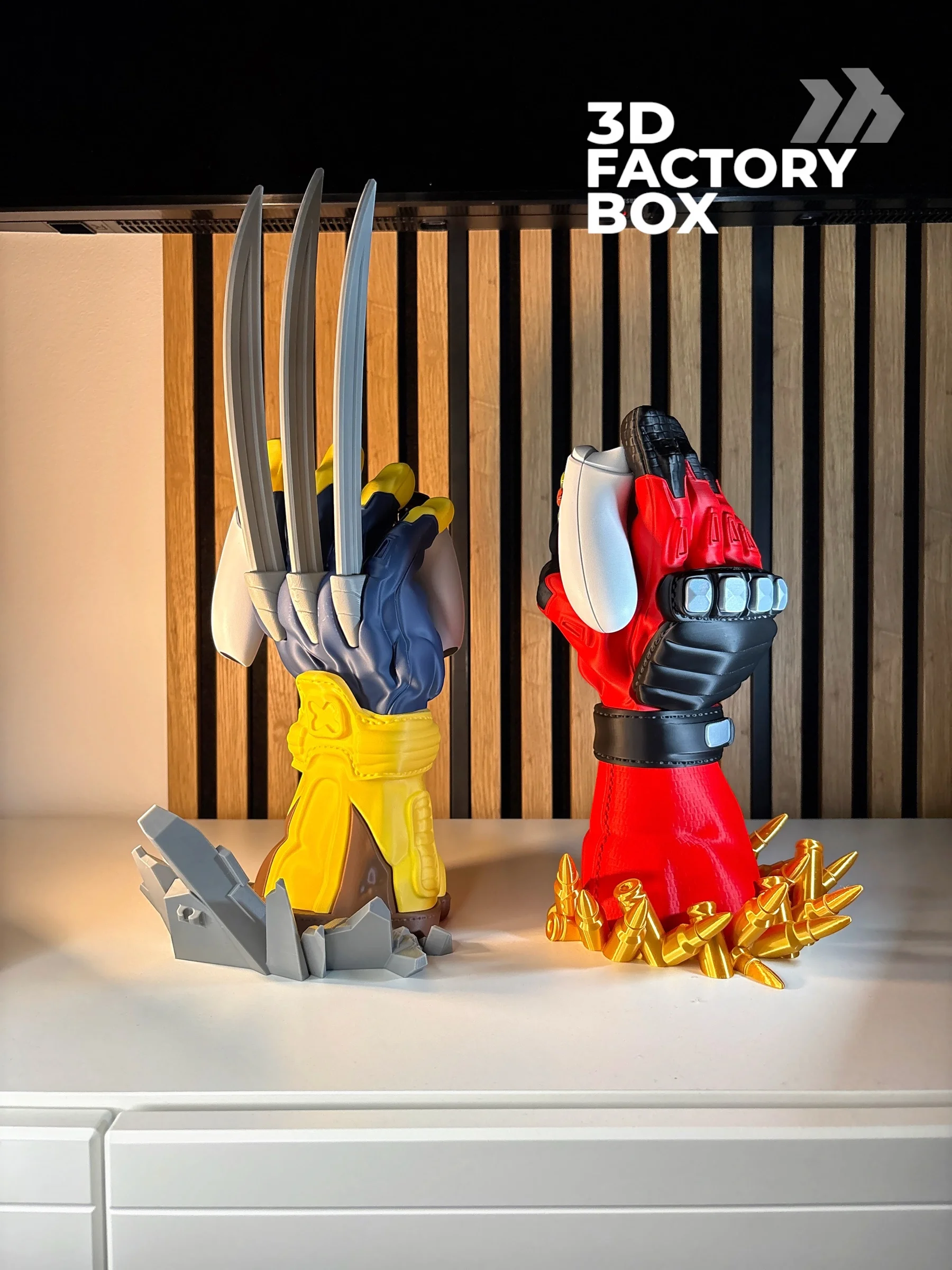 Universal Controller Stand - Inspired by Deadpool 3d model