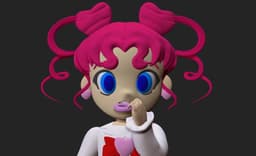 Sailor moon - ChibiChibi Doughtnut 3d model