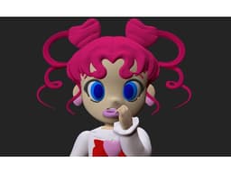 Sailor moon - ChibiChibi Doughtnut 3d model