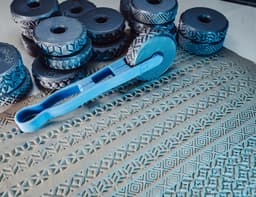 Stamp Wheels for Clay โ Geometric Patterns 3d model