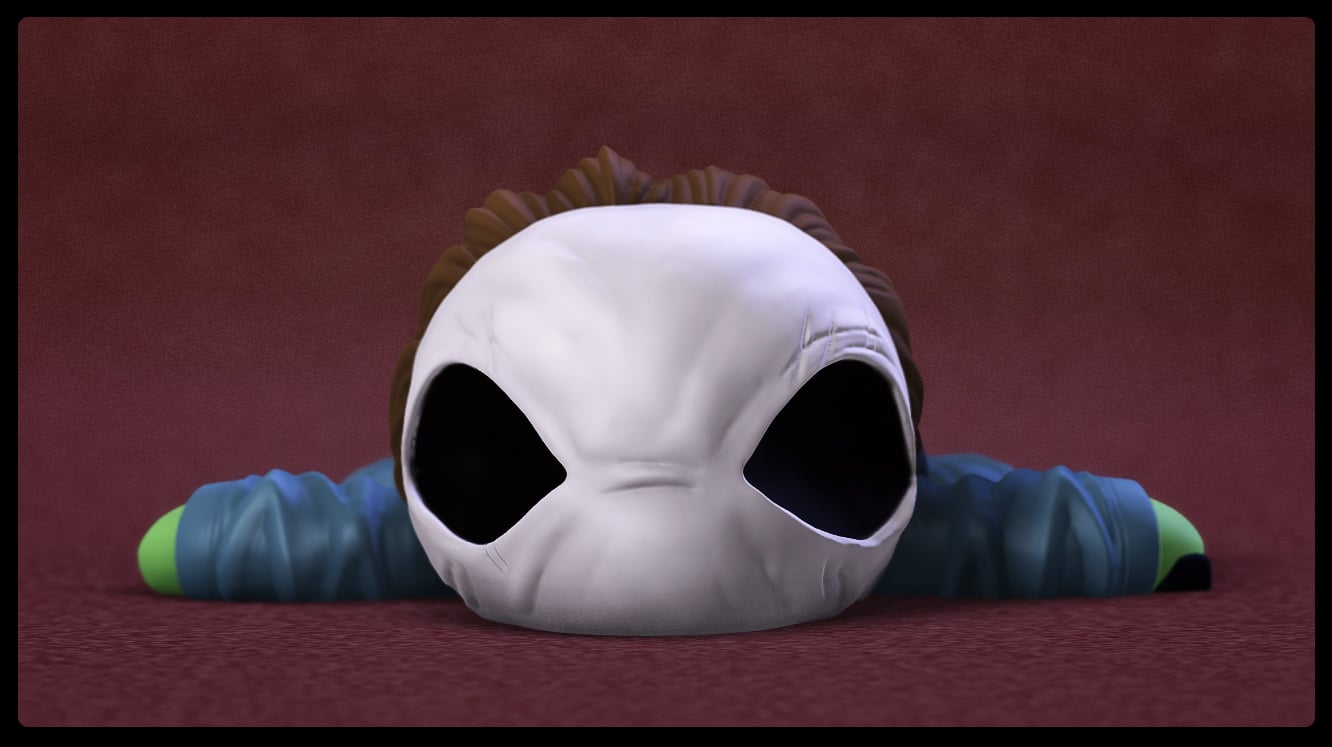 Halloween Turtle Mike Meyers 3d model