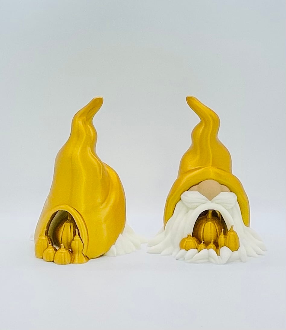 Pumpkin Cutout Gnome 3d model