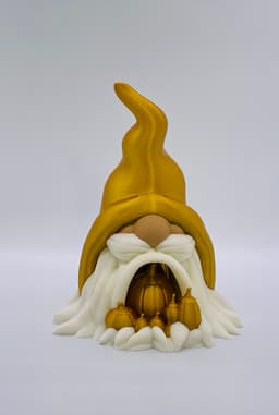 Pumpkin Cutout Gnome 3d model