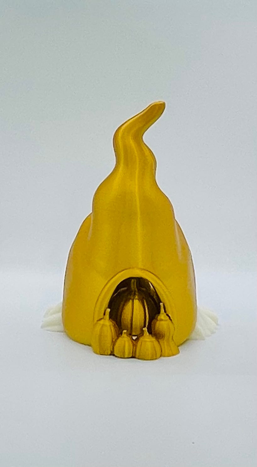 Pumpkin Cutout Gnome 3d model