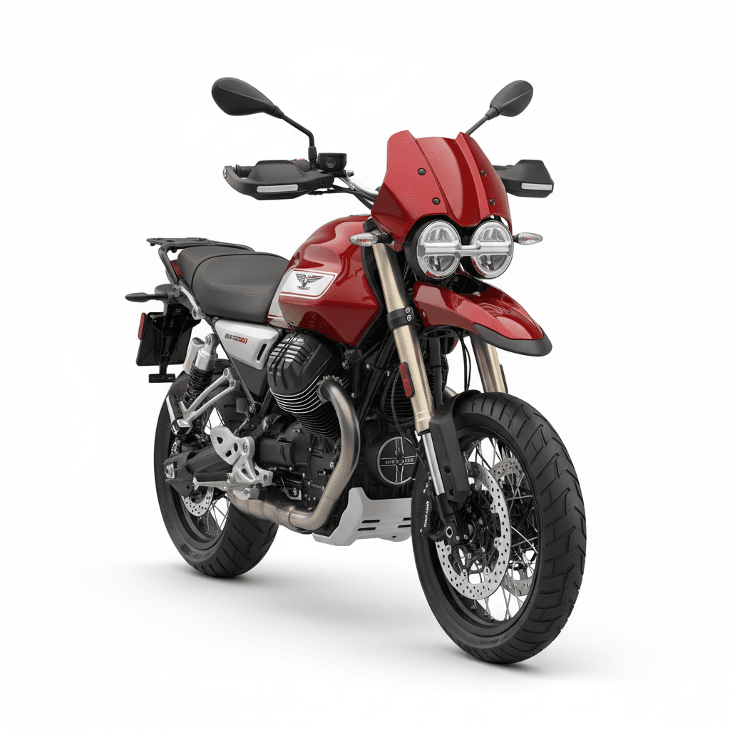 Moto Guzzi V85 TT Adventure Motorcycle 3d model