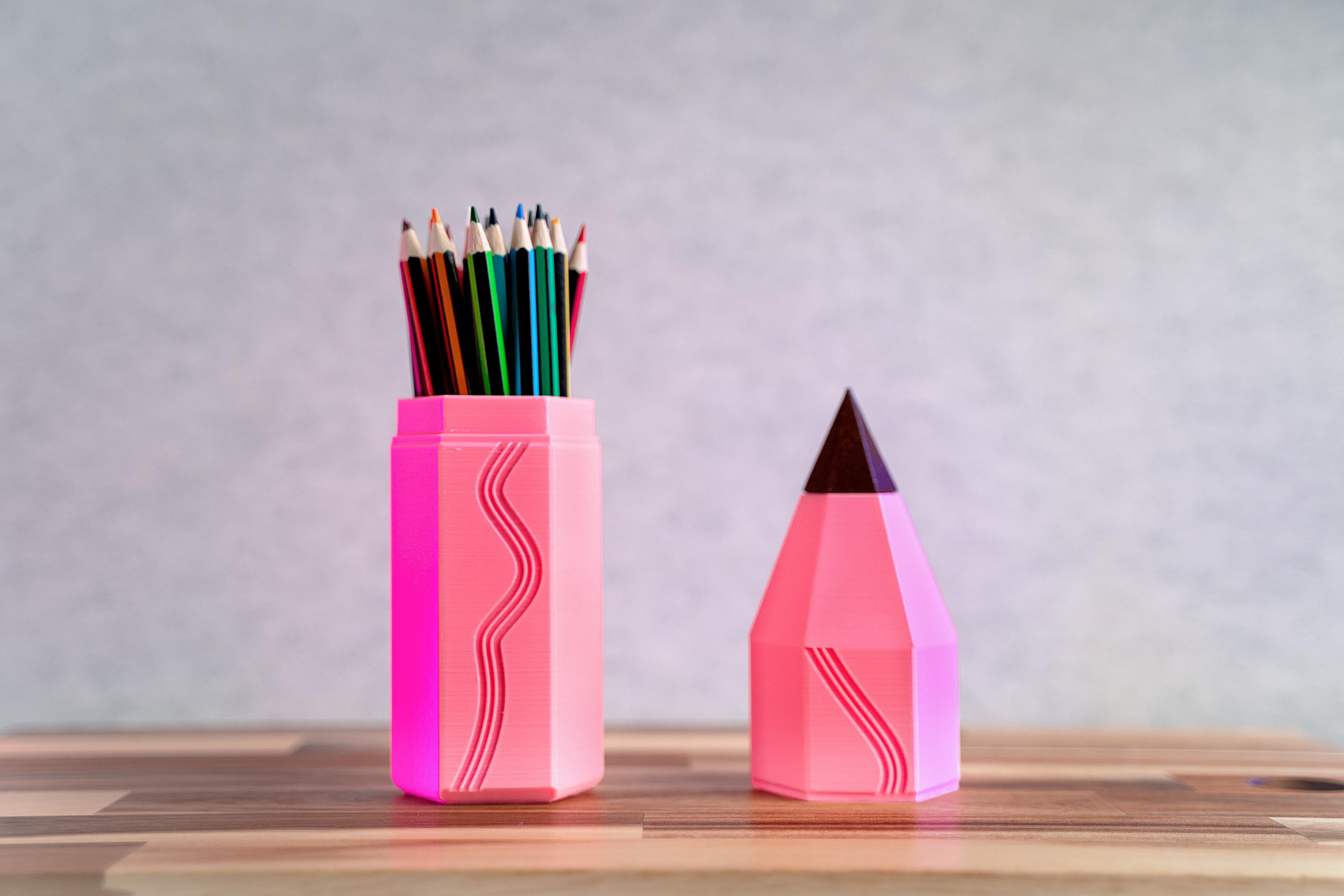 Color Pencil Box 3d model