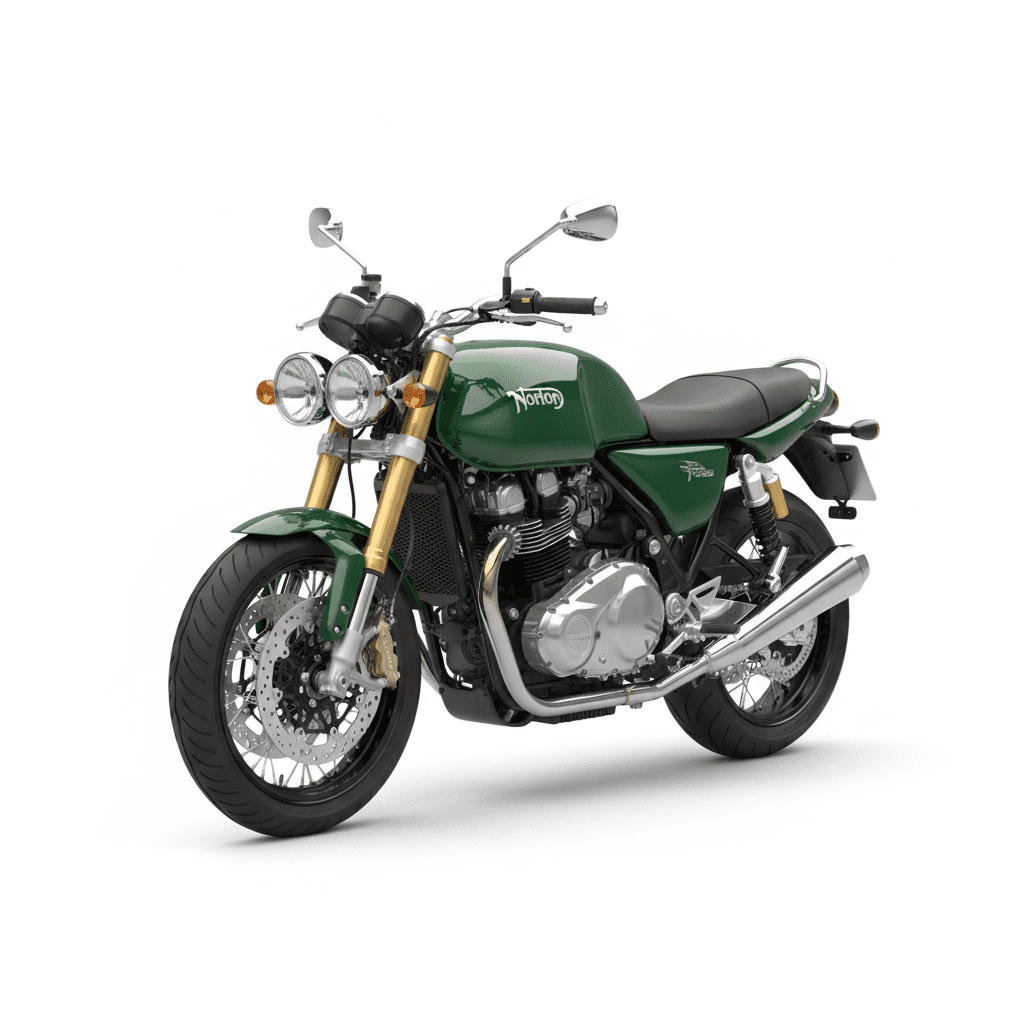 Norton Commando 961 Retro Motorcycle 3d model