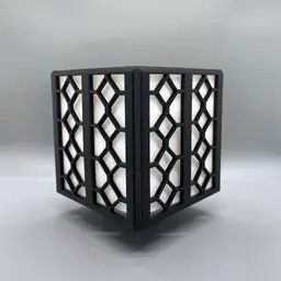 Light/Planter Box "Mata" Pattern 3d model