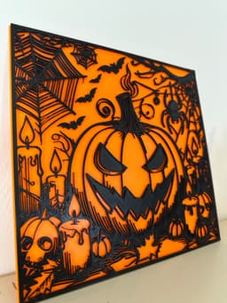 halloween painting 3d model