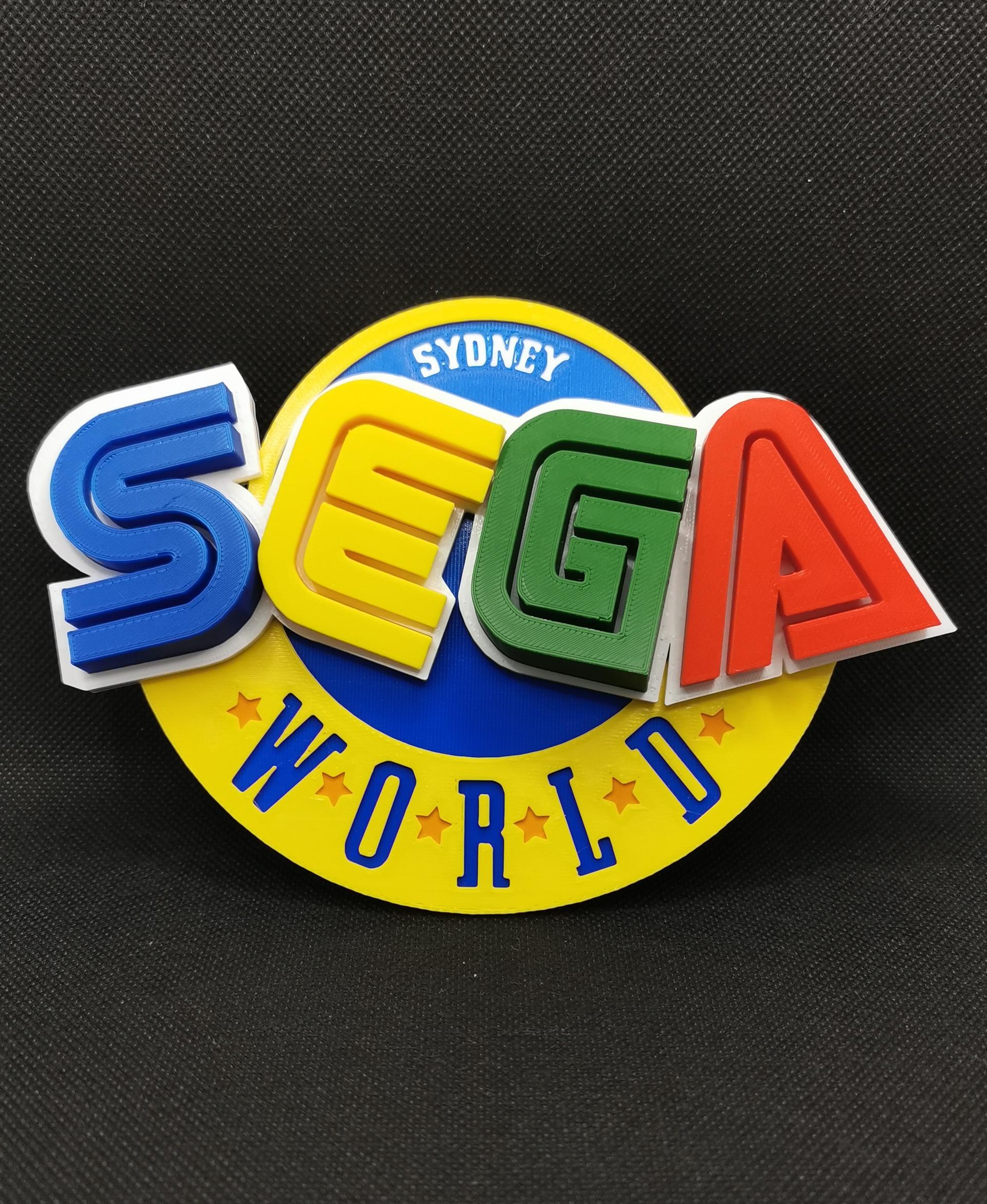 Sega World Sydney Logo 3d model