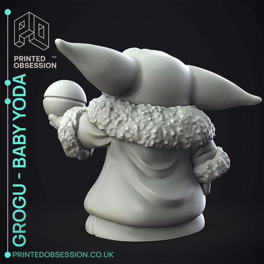 Grogu - baby yoda - Star Wars - Fan art 3d model