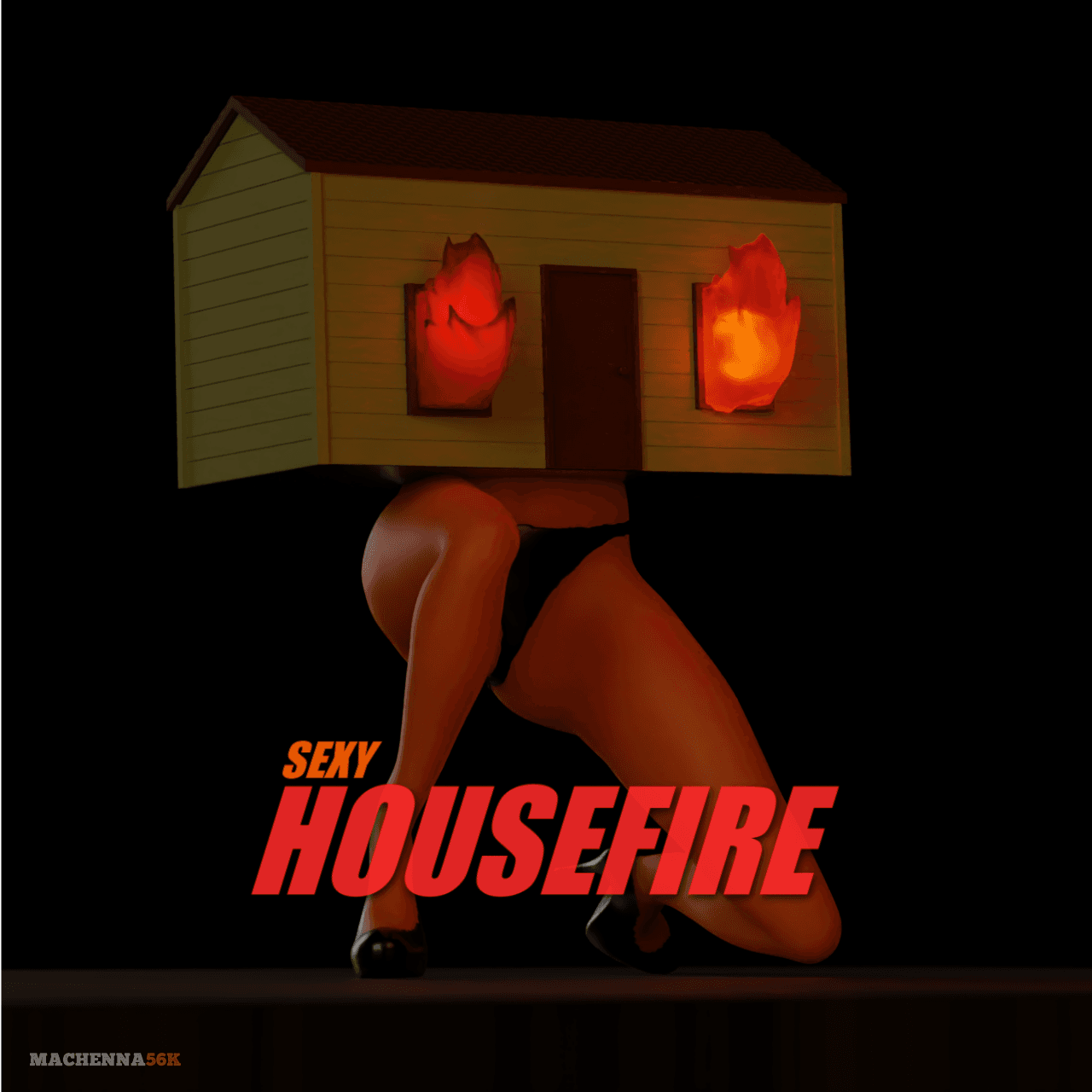 The Sexy Housefire | Desk Buddy 3d model