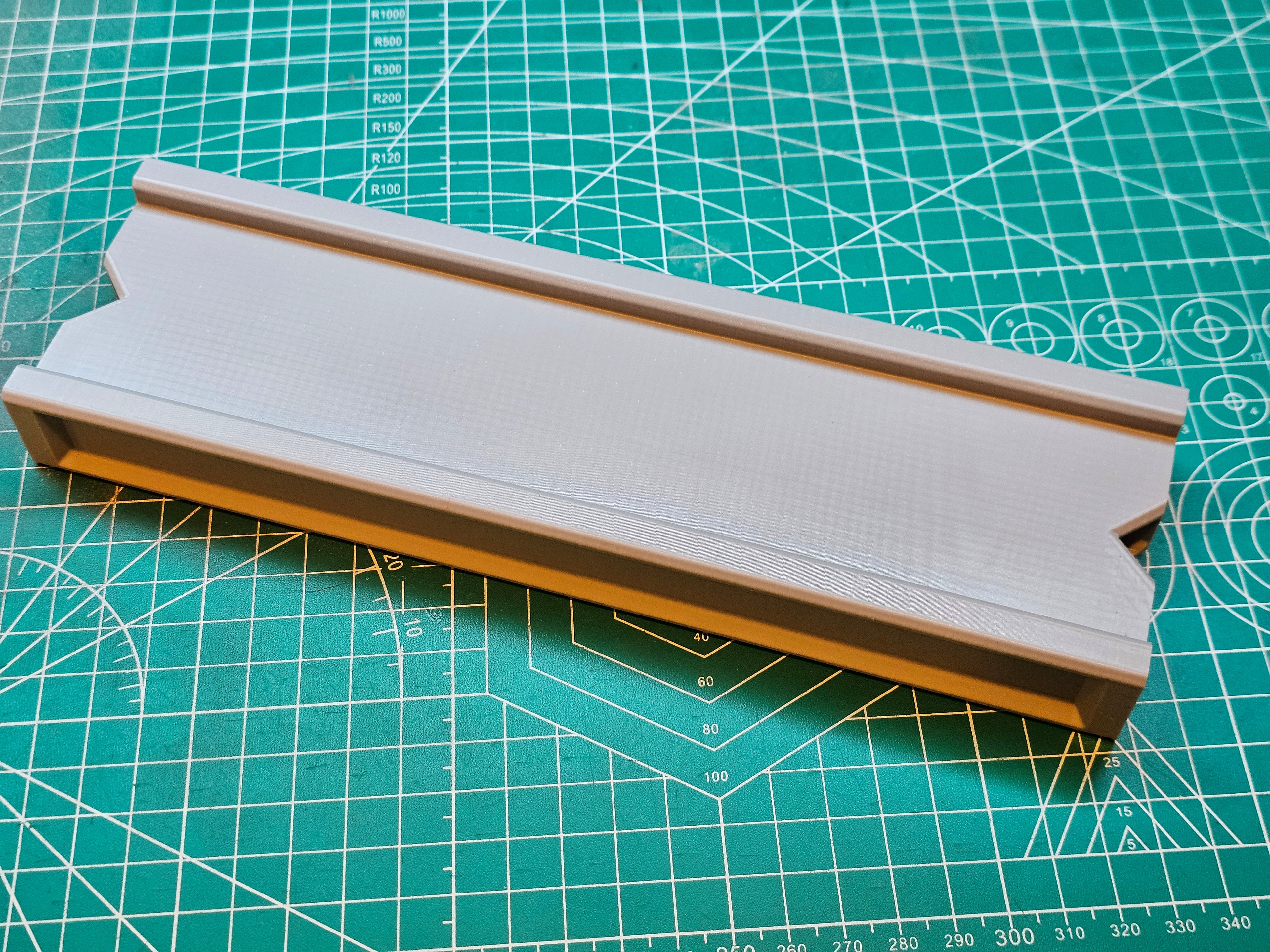 Track Bed - 9 inch Straight.stl 3d model