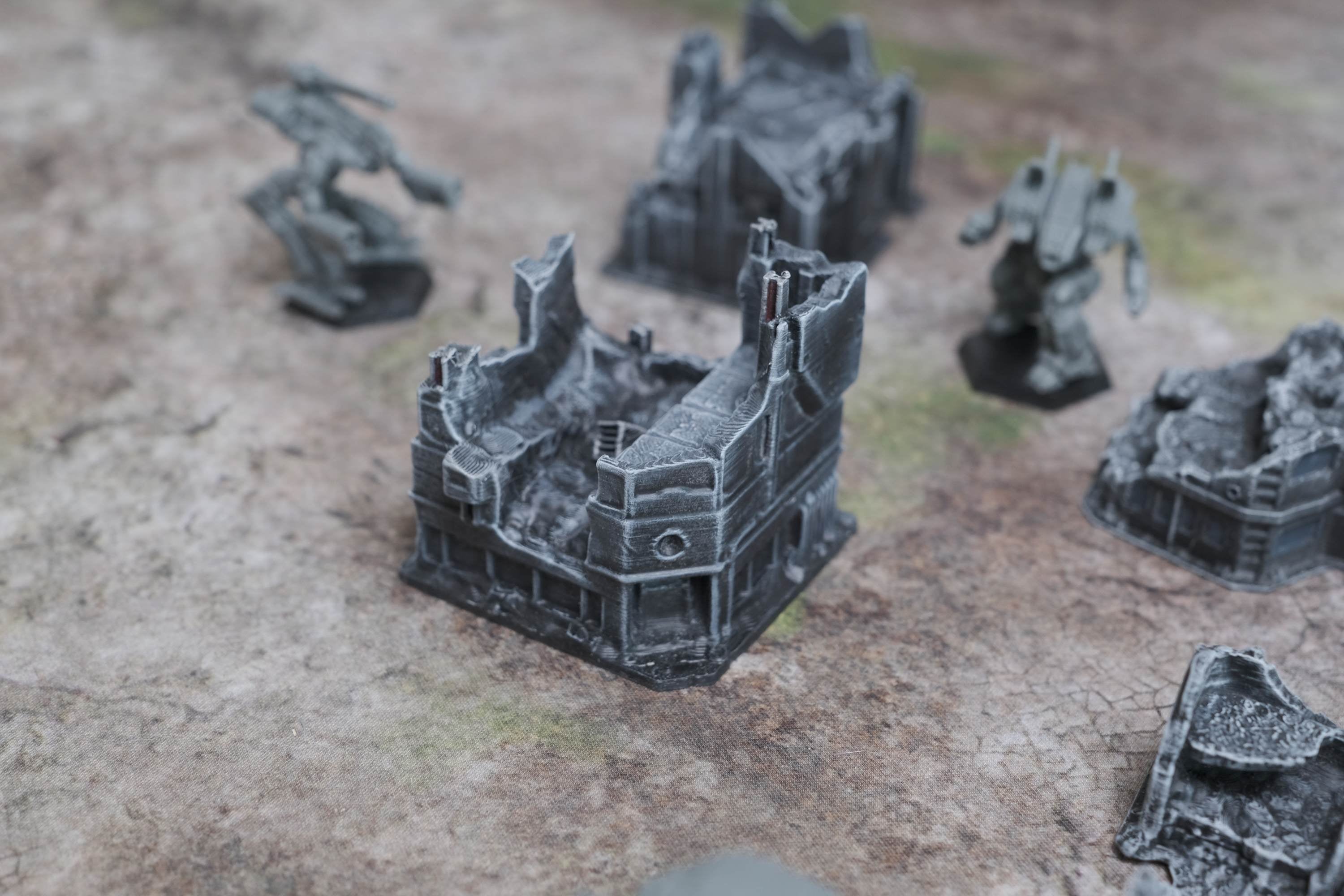 Residential Armour - Damaged 3d model