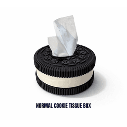 TISSUE BOX / COOKIE DESIGN / EASY TO RINT / TISSUE DISPENSER / TISSUE HOLDER / ORGANIZER 3d model