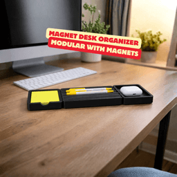 MODULAR DESKTOP ORGANIZER WITH MAGNETS / PEN ORGANIZER / NOTES / OTHER THINGS / HOMEDECOR 3d model