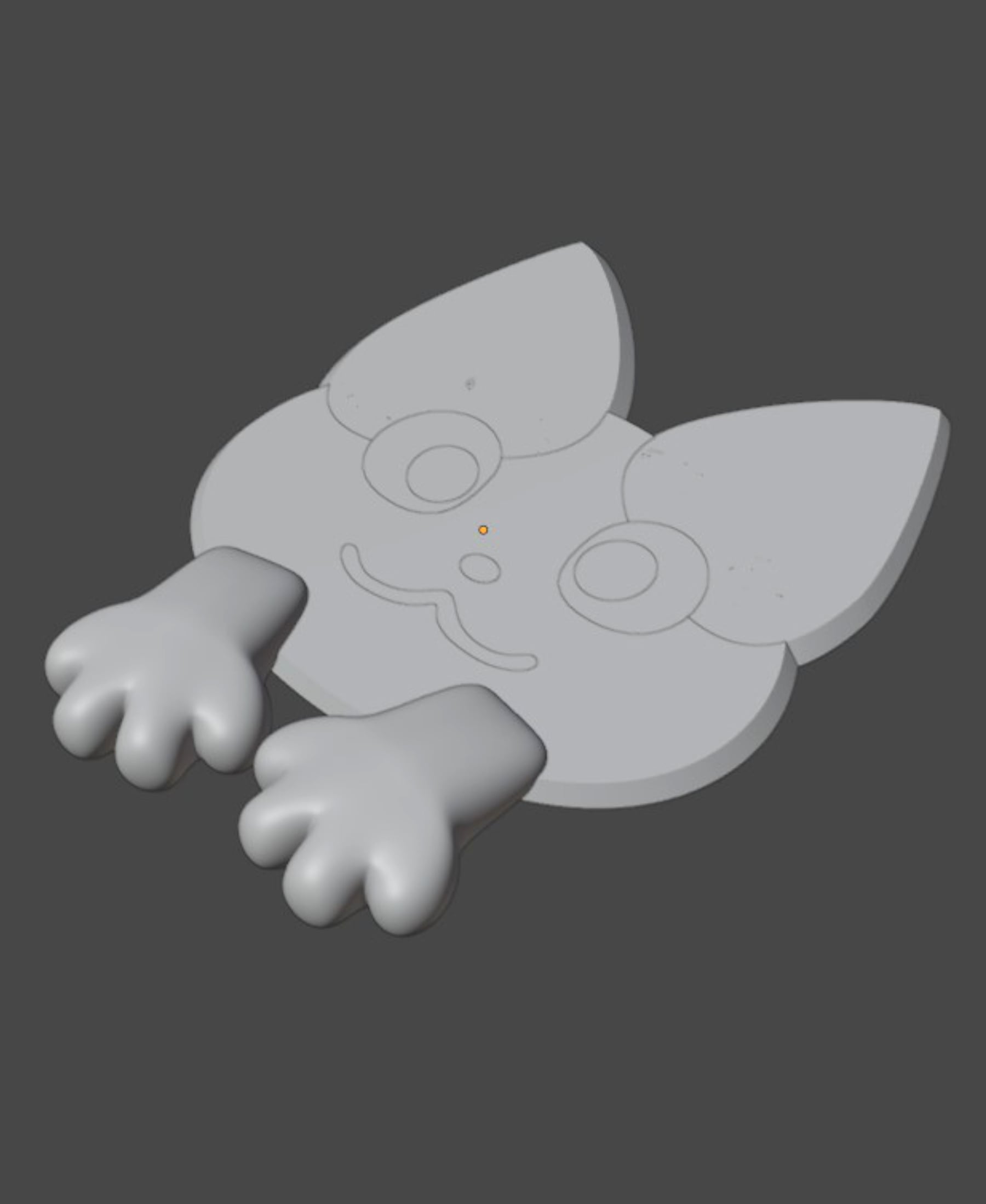 Cat Paperweight 3d model